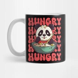 Hungry Cute Panda Kawaii Mug
